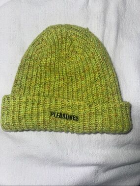 Pleasures Green Knit Beanie